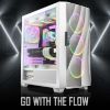 Imagen de CASE GAMING ANTEC DF700 FLUX WHITE MEDIA TOWER 3X FAN 120MM ARGB 1X FAN 120 PSU 1X FAN 120MM REAR 