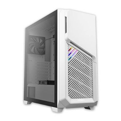 Imagen de CASE GAMING ANTEC DP502 FLUX WHITE MEDIA TOWER 3X FAN 120MM - 1X FAN 120 PSU - 1X FAN 120MM REAR