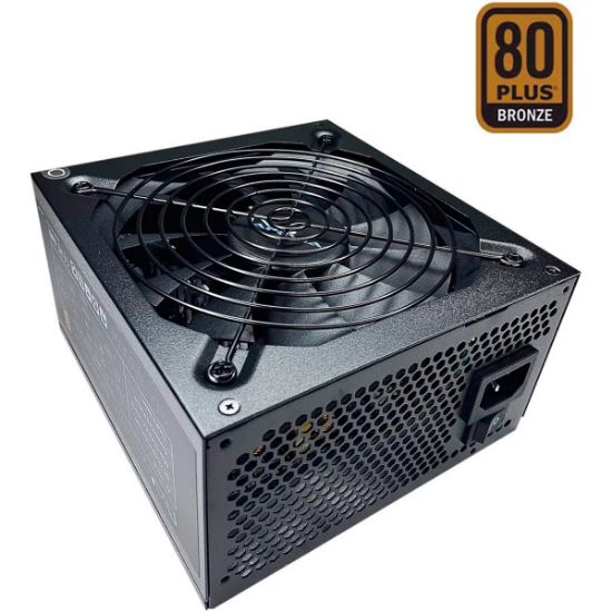 Imagen de FUENTE DE PODER CERTIFICADA JUPITER 600W 80 PLUS BRONZE ACTIVE ATX GAMING 