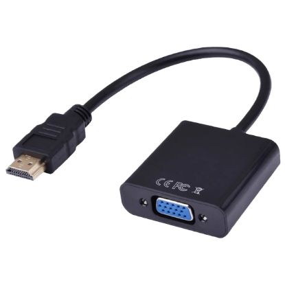 Imagen de ADAPTADOR ARGOM HDMI A VGA NEGRO