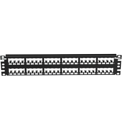 Imagen de PANEL DE CONEXION PANDUIT PARA MONTAJE EN RACK MODULAR 48 PUERTOS 2U SIN CONECTORES 