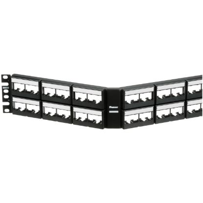 Imagen de PANEL DE CONEXION PANDUIT PARA MONTAJE EN RACK MODULAR 48 PUERTOS 2U SIN CONECTORES