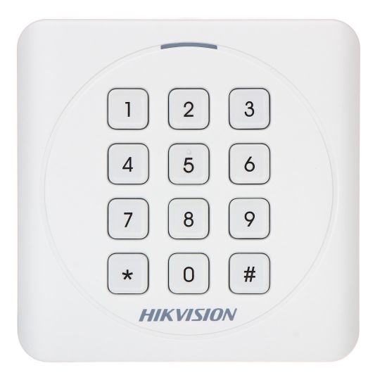 Imagen de LECTOR DE TARJETAS HIKVISION VALUE 1801 EM-MF Y TECLADO