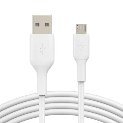 Imagen de CABLE USB BELKIN PARA CARGA A MICRO USB 3.0 A USB TIPO B BLANCO