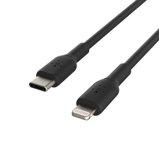 Imagen de CABLE BOSST CHARGE LIGHTNING A USB TIPO C DE 3.3" - NEGRO