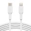 Imagen de CABLE BOSST CHARGE LIGHTNING A USB TIPO C DE 3.3" - BLANCO