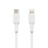 Imagen de CABLE BOSST CHARGE LIGHTNING A USB TIPO C DE 3.3" - BLANCO