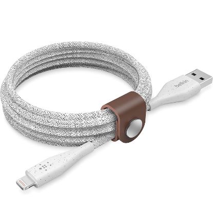 Imagen de CABLE BELKIN DURATECK PLUS LIGHTNING USB 1.22M PARA APPLE IPAD - PHONE - IPOD