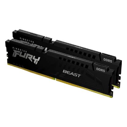 Imagen de MEMORIA RAM KINGSTON FURY BEAST DIMM DDR5 32GB (2X16GB) 5200MHZ CL40	