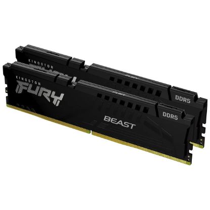 Imagen de MEMORIA RAM KINGSTON FURY BEAST DIMM DDR5 32GB (2X16GB) 4800MHZ CL38