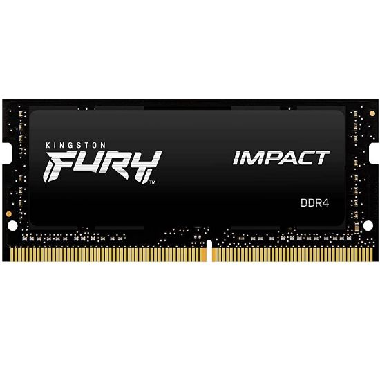 Imagen de MEMORIA RAM KINGSTON FURY IMPACT SO-DIMM DDR4 8GB 3200MHZ