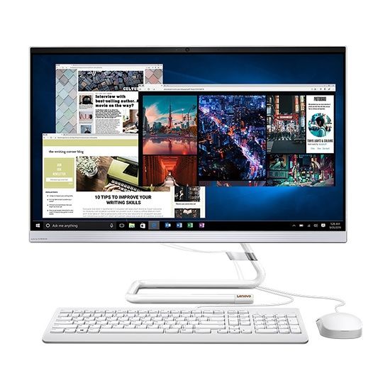 Imagen de ALL IN ONE LENOVO i5 1135G7 24” 4GB DDR4 - 256GB SSD M.2 - WIN11 HOME - BLANCO