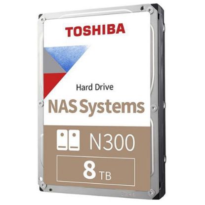 Imagen de DISCO DURO TOSHIBA N300 8TB - SATA - 7200RPM - 3.5 PULGADAS - 256MB CACHE - 6.0GBS