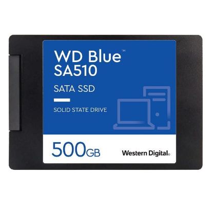 Imagen de UNIDAD DE ESTADO SOLIDO WD 500GB BLUE SA510 SATA 2.5" SSD INTERNO