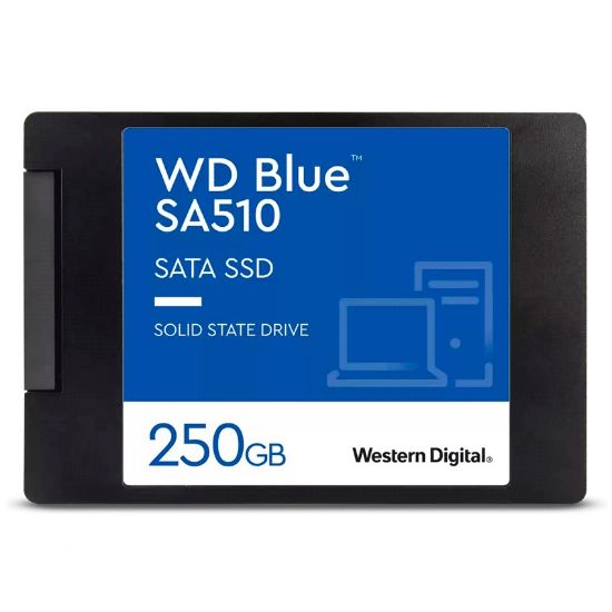 Imagen de UNIDAD DE ESTADO SOLIDO WD 250GB BLUE SA510 SATA 2.5" SSD INTERNO