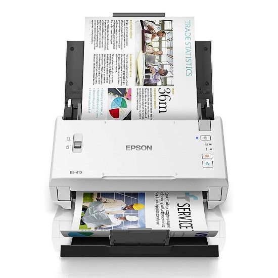 Imagen de ESCANER VERTICAL EPSON WORKFORCE DS-410 DUPLEX COLOR 26PPM - 52IPM USB