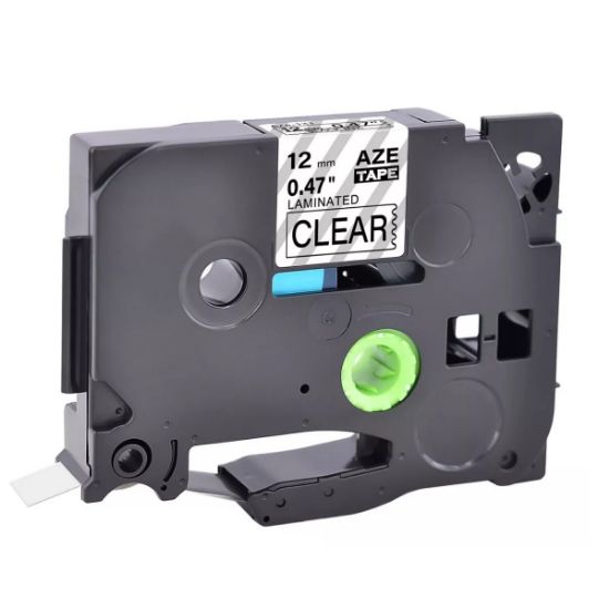 Brother TZE131 Nastro Laminato, 12 Mm, Nero/Trasparente - Foto 4