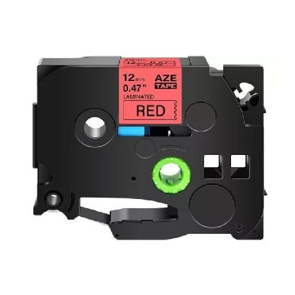 Imagen de CINTA GENERICA LAMINADA BROTHER TZ-431 12MM - 8M NEGRO - ROJO 