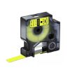 Imagen de CINTA GENERICA PARA DYMO D1 45018 12MM X 7M NEGRO - AMARILLO