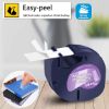 Imagen de CINTA PLASTICA LETRATAG DYMO ORIGINAL 16952 NEGRO - TRANSPARENTE 