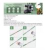 Imagen de CINTA GENERICA TERMOENCOGIBLE PARA DYMO RHINO 4200/5200/6000  18051 6MM X 1.5M NEGRO - BLANCA