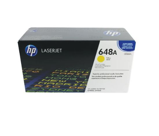 Picture of Toner Hp Ce262a 648a Amarillo 648A
