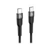 Imagen de CABLE TRENZADO DE NYLON ARGOM TIPO C A TIPO C 100W 1.8M