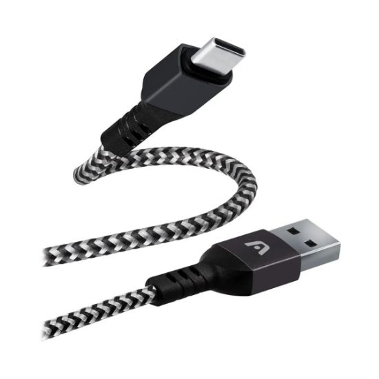 Imagen de CABLE ARGOM TIPO C A USB 2.0 NYLON TRENZADO DURA FORM 1.8M