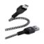 Imagen de CABLE ARGOM TIPO C A USB 2.0 NYLON TRENZADO DURA FORM 1.8M