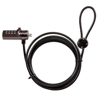 Imagen de CANDADO PARA PORTATIL CABLE LOOK ARGOM ARG-KL-5001 CON LLAVE 1.8M