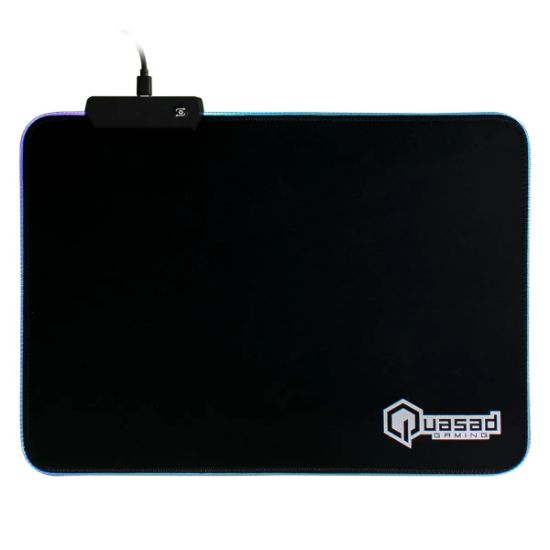 Imagen de ALFOMBRILLA PARA MOUSE QUASAD Q-MPG1 30CM RGB BLACK