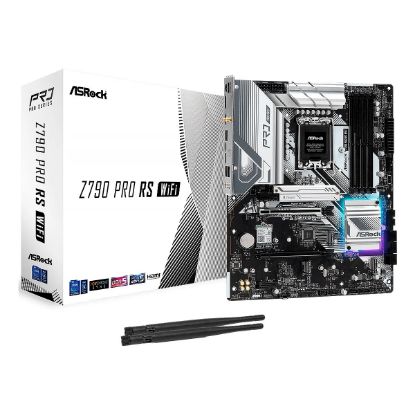 Imagen de MAINBOARD ASROCK Z790 PRO RS WIFI 4X DDR5 HDMI-DP LGA 1700 12VA Y 13VA GEN 