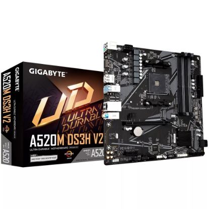 Imagen de MAINBOARD GIGABYTE MAIBOARD A520M DS3H V2 4X DDR4 SOCKET AM4 SERIES 3000 - 4000 - 5000