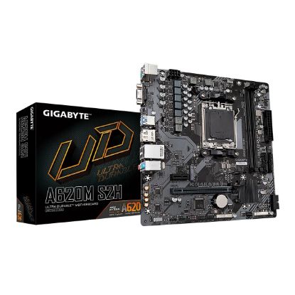 Imagen de MAINBOARD GIGABYTE A620M S2H AMD AM5 2XDDR5 M.2 USB3.0 PCLE4.0 MATX 