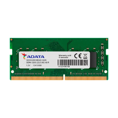 Imagen de MEMORIA RAM ADATA DIMM DDR4 8GB 3200MHZ CL22