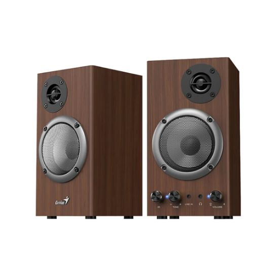 Equipo De Sonido Altavoz Genius SPHF500A II 16W De Madera