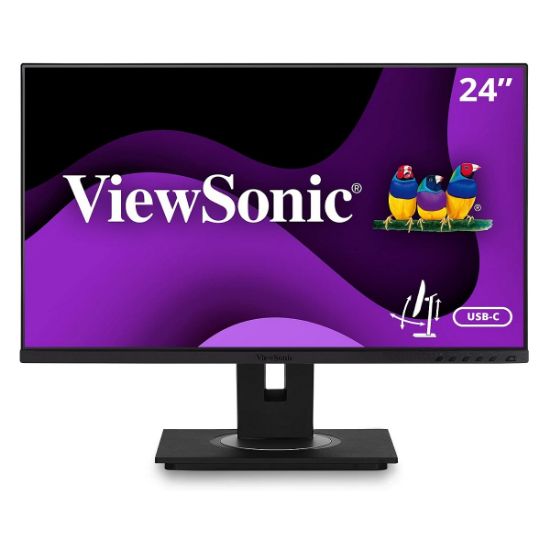 Imagen de MONITOR ERGONOMICO VIEWSONIC VG2456A 24" FULL HD 1920 X 1080 RJ45 - USB TIPO C - HDMI - DP