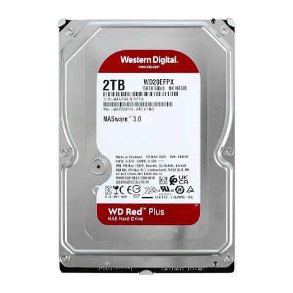 Imagen de DISCO DURO WD RED PLUS 2TB - SATA - 5400RPM - 3.5" - 64MB CACHE - 6.0GBS