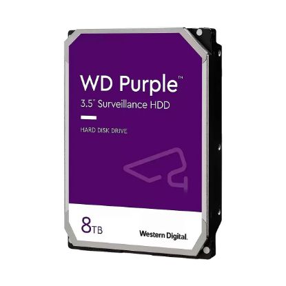 Imagen de DISCO DURO WD PURPLE 8TB - SATA - 5640RPM - 3.5" - 256MB CACHE - 6.0GBS