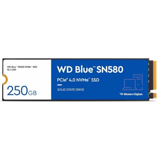 Imagen de UNIDAD DE ESTADO SOLIDO WD BLUE SN580 250GB M.2 2280 NVME