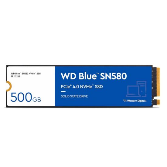 Imagen de UNIDAD DE ESTADO SOLIDO WD BLUE SN580 500GB M.2 2280 NVME