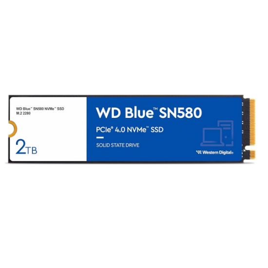 Imagen de UNIDAD DE ESTADO SOLIDO WD BLUE SN580 2TB M.2 2280 NVME