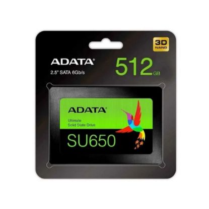 Imagen de UNIDAD DE ESTADO SOLIDO ADATA SU650 512GB SATA III 2.5" SSD INTERNO