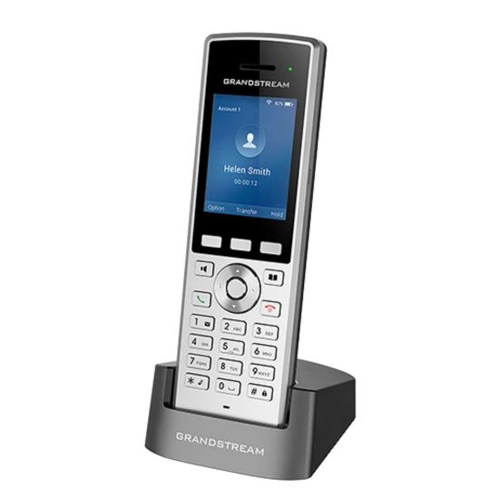 Imagen de TELEFONO IP INALAMBRICO WIFI GRANDSTREAM 2 LINEAS - 2 CEUNTAS SIP - WIFI - BLUETOOTH