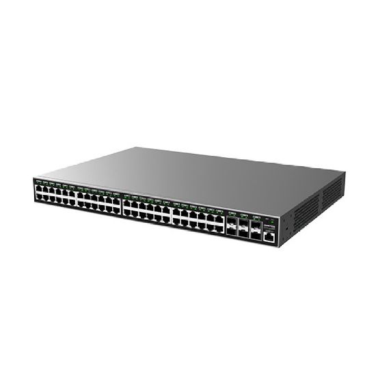 Imagen de SWITCH GRANDSTREAM GWN7806P 48 PUERTOS POE 10/100/1000MBPS + 6 PUERTOS SDF - 215GBIT/S