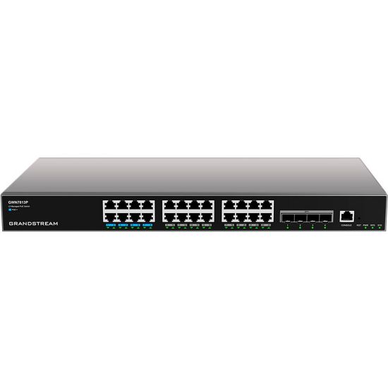 Picture of SWITCH GRANDSTREAM GWN7813P 24 PUERTOS 10/100/1000MBPS 8X POE - ADMINISTRABLE