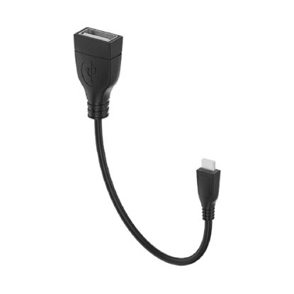 Imagen de ADAPTADOR MICRO USB MACHO A USB-A HEMBRA 12CM - 28AWG