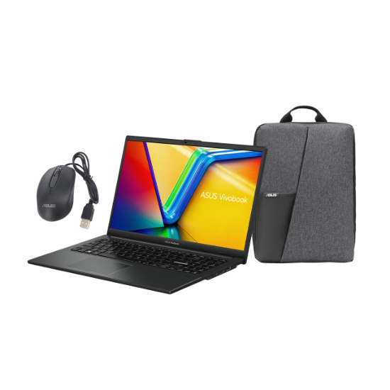 Imagen de LAPTOP ASUS VIVOBOOK GO 15 OLED 15.6” - AMD RYZEN 5 7520U - 16GB RAM - 5212GB SSD + MOCHILA Y MOUSE