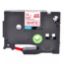 Imagen de CINTA GENÉRICA BROTHER TZE-232 12MM 8M LAMINADA ROJO/BLANCO