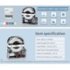 Imagen de CINTA ETIQUETA GENERICA BLANCA 12MM 8M PARA EPSON LABELWORKS LW-400 LW-300 LW-700